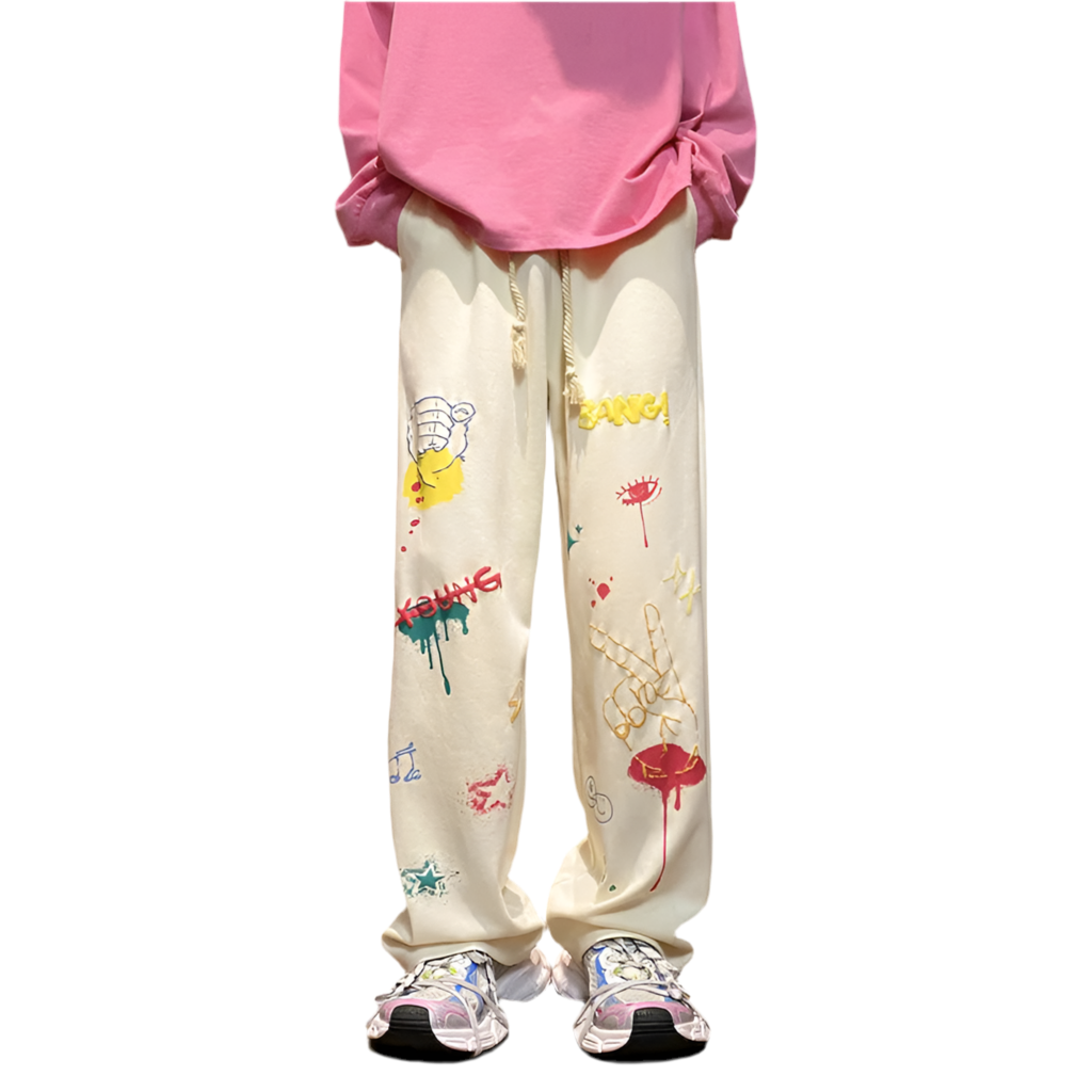 Y2K Baggy Graphic Sweatpants