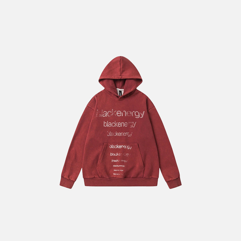 Hoodie mit energiegeladenem Look