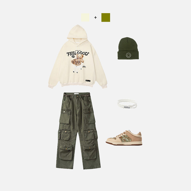 Cargohose mit vielen Taschen