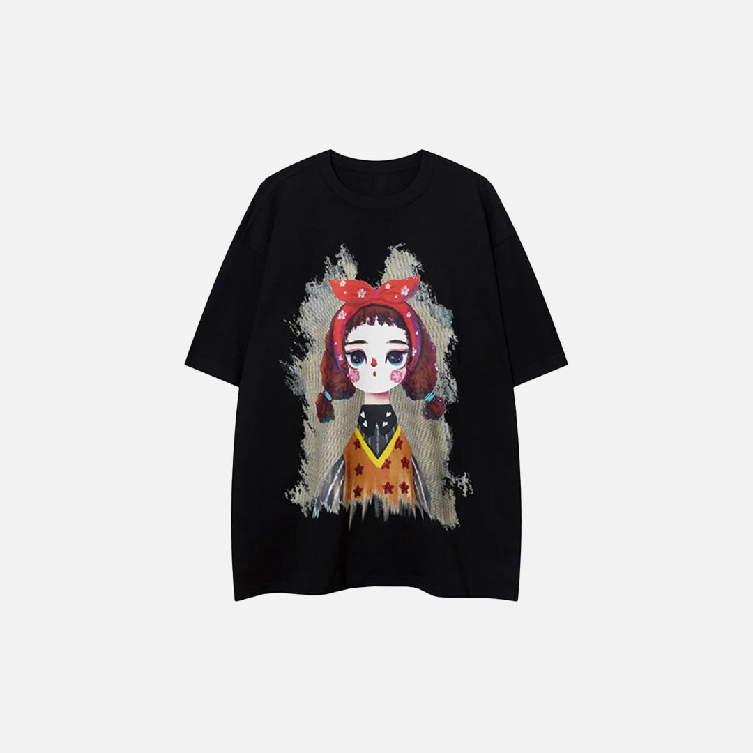 Y2K Whimsical Doll T-Shirt