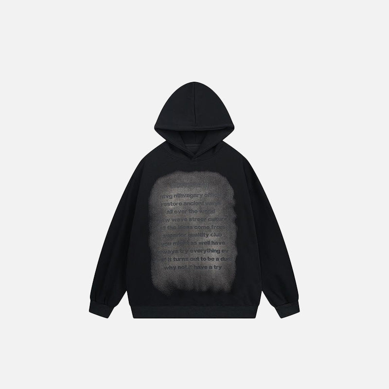 Sweat à capuche Poème « Tendance actuelle »