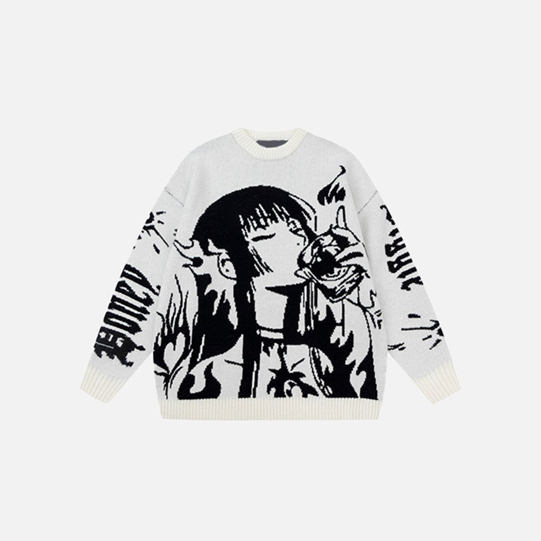 Manga Flame 01 Pullover