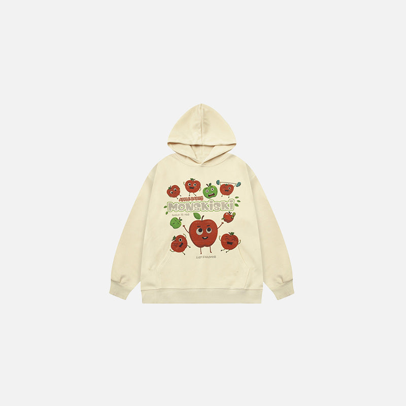 Sweat à capuche fruité joyeux