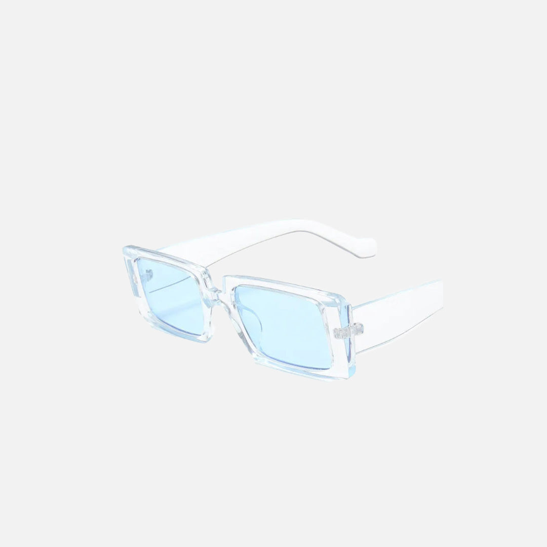 Rectangular Thic Frame Sunglasses
