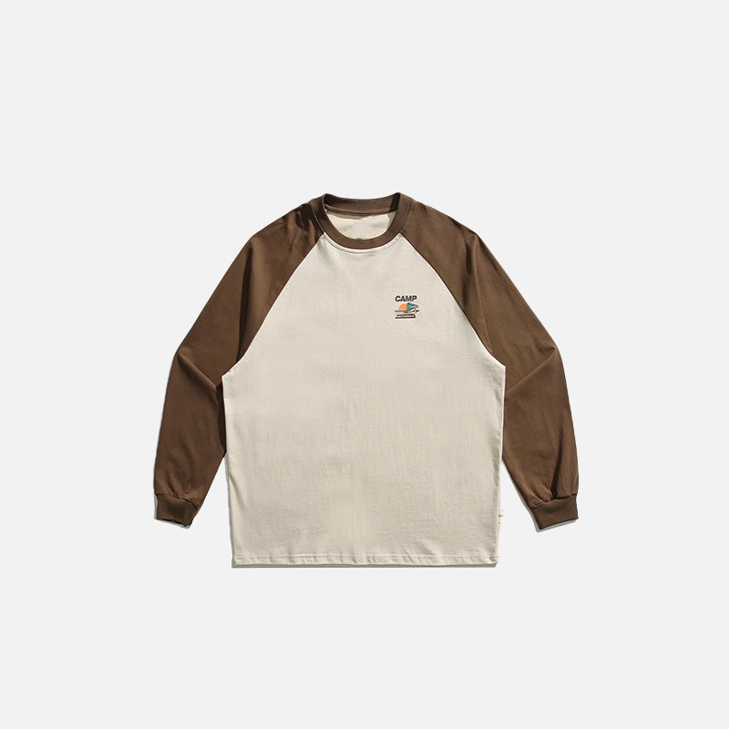 Campfire Oversized Long-sleeved T-shirt