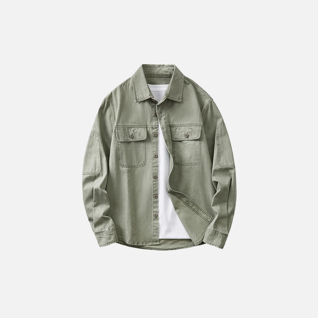 Chemise respirante à manches longues décontractée urbaine