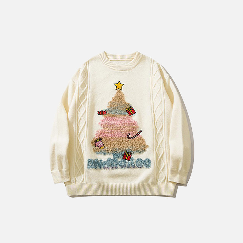 Pull de Noël en tricot