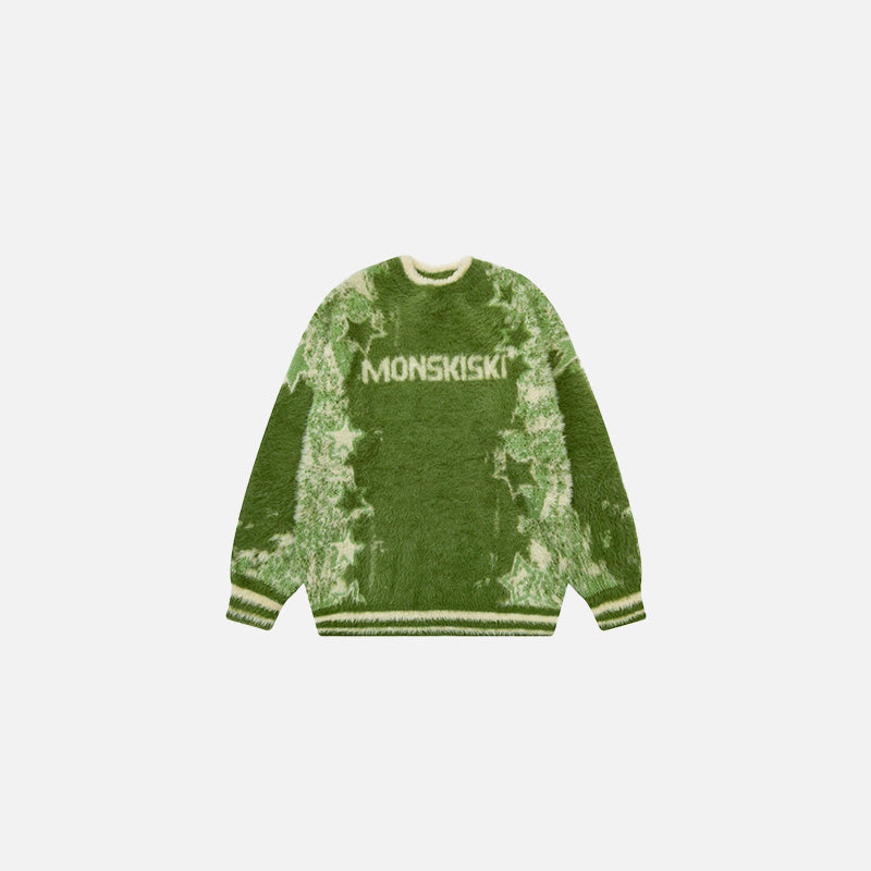 Retro-Strickpullover im Alpenstil
