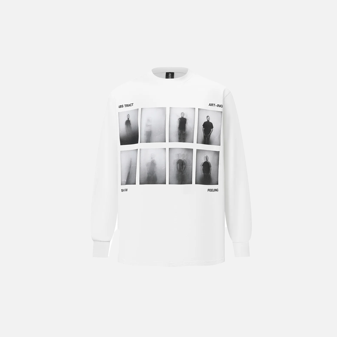 Langarm-T-Shirt im Vintage-Stil mit grafischem Motiv