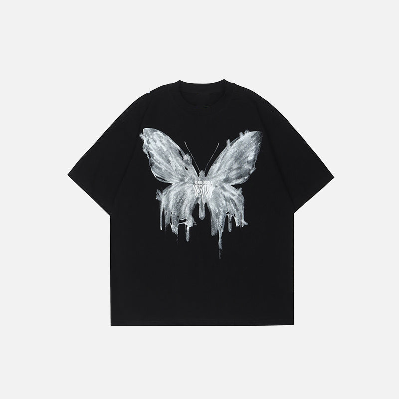 T-shirt à imprimé papillon
