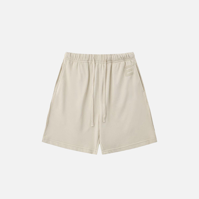 Shorts mit Buchstabenprint