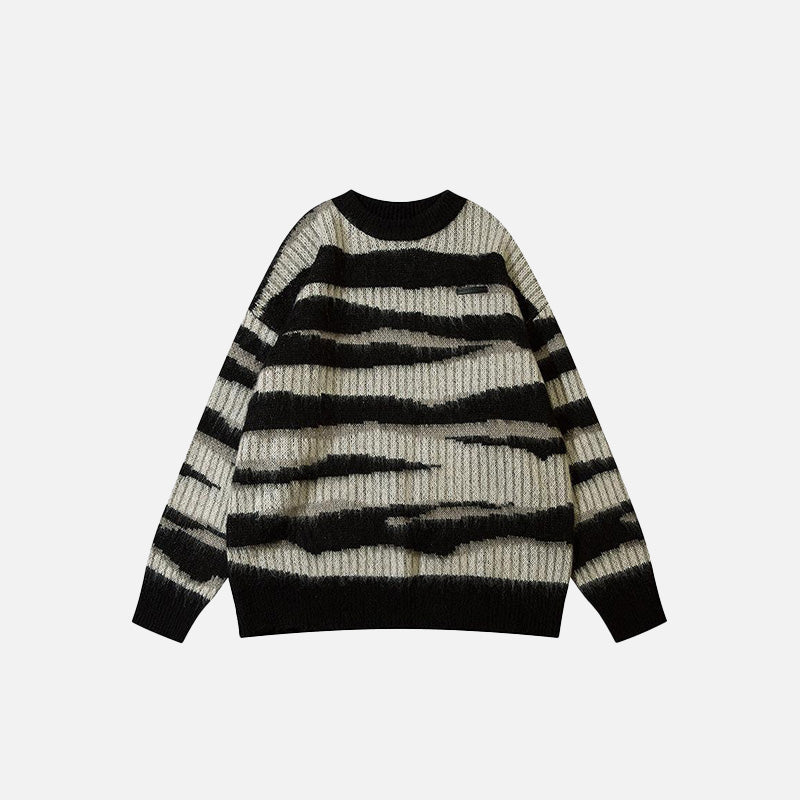 Zebra Lord Streifenpullover