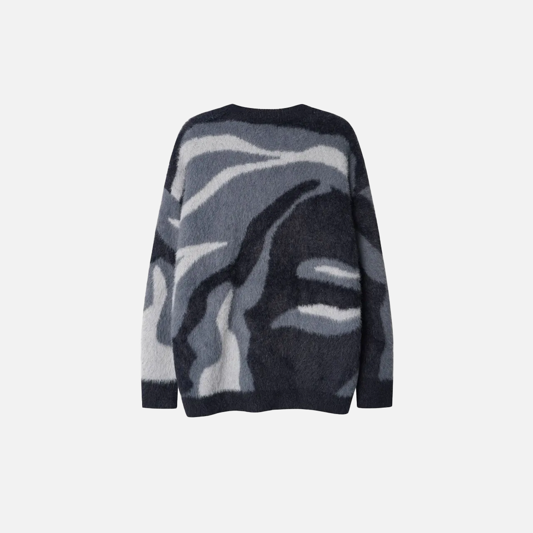 Gemütlicher Vintage-Strickpullover aus Mohair