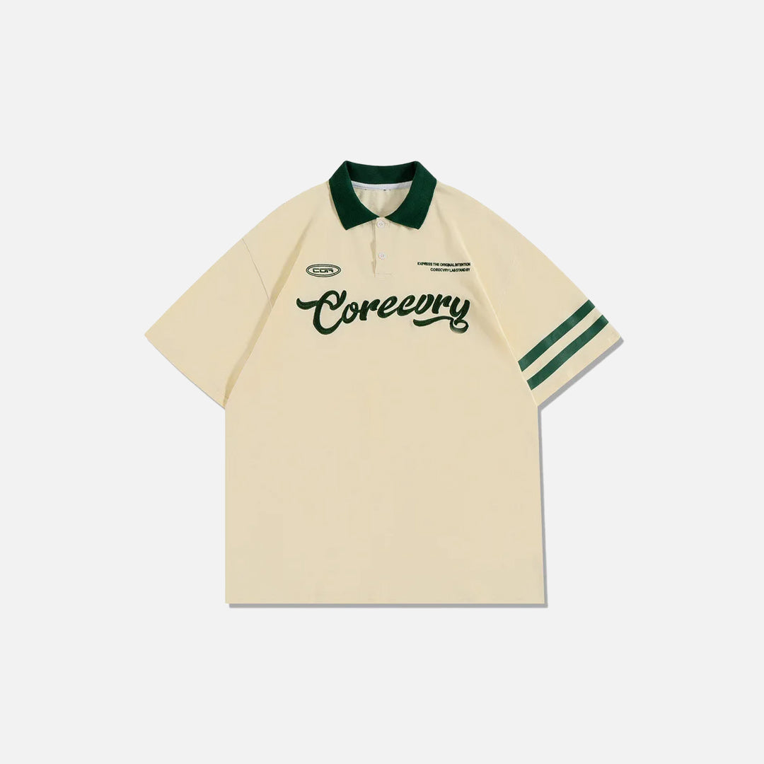 Polo patchwork rétro T-shirt
