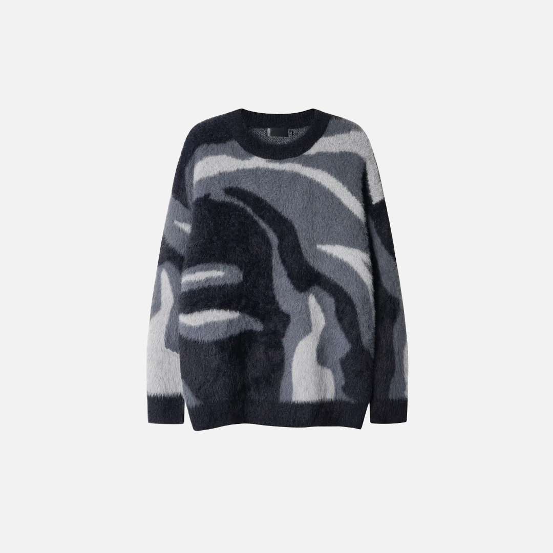 Gemütlicher Vintage-Strickpullover aus Mohair