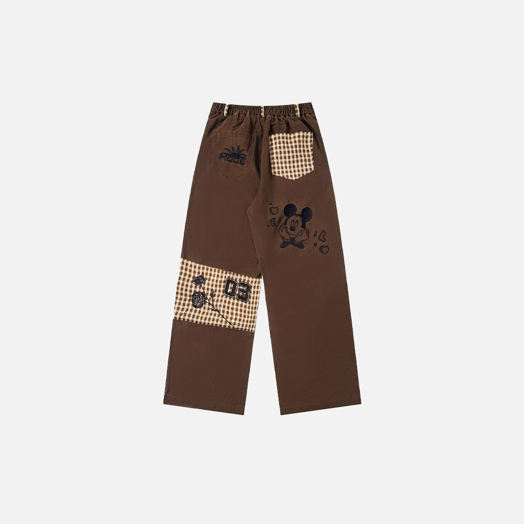 Besticktes Plüschtier-Ornament, gerade Hose