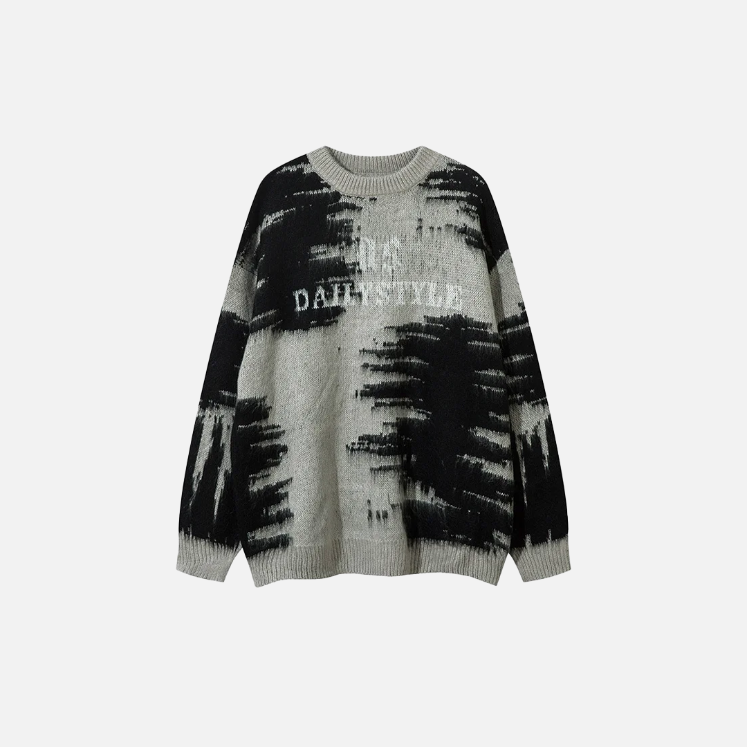 Pull tie-dye streetwear hip-hop Y2K