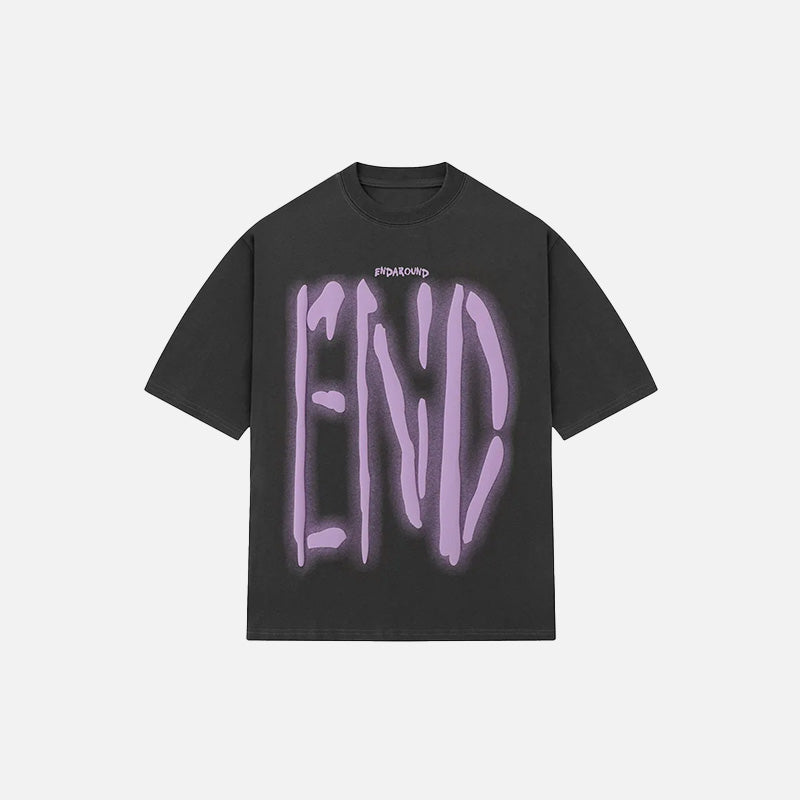 Y2K Loose Graffiti T-Shirt