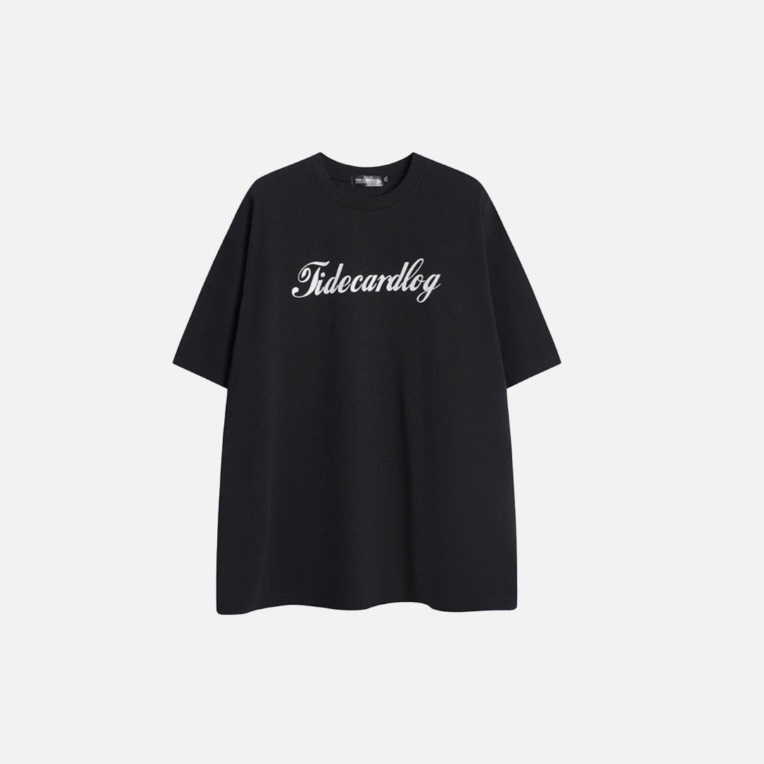 Stylish Letter Print Short Sleeve T-Shirt