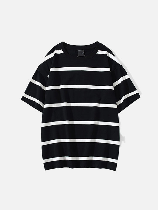 Gestreiftes Oversize-T-Shirt
