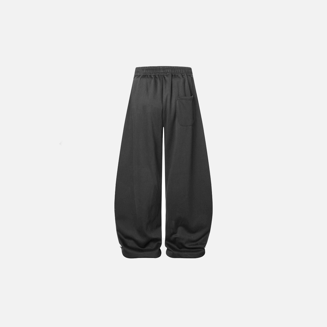 Vielseitige, auffällig gestreifte Athleisure-Jogginghose mit weitem Bein