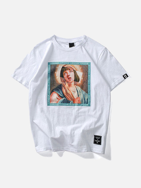 T-Shirt mit Jungfrau Maria