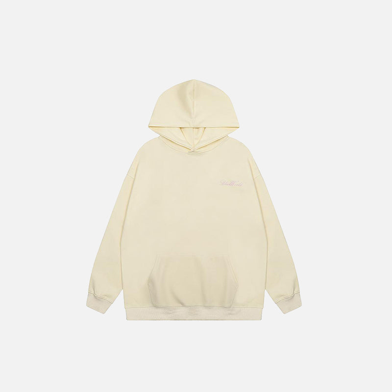 Sweat à capuche uni