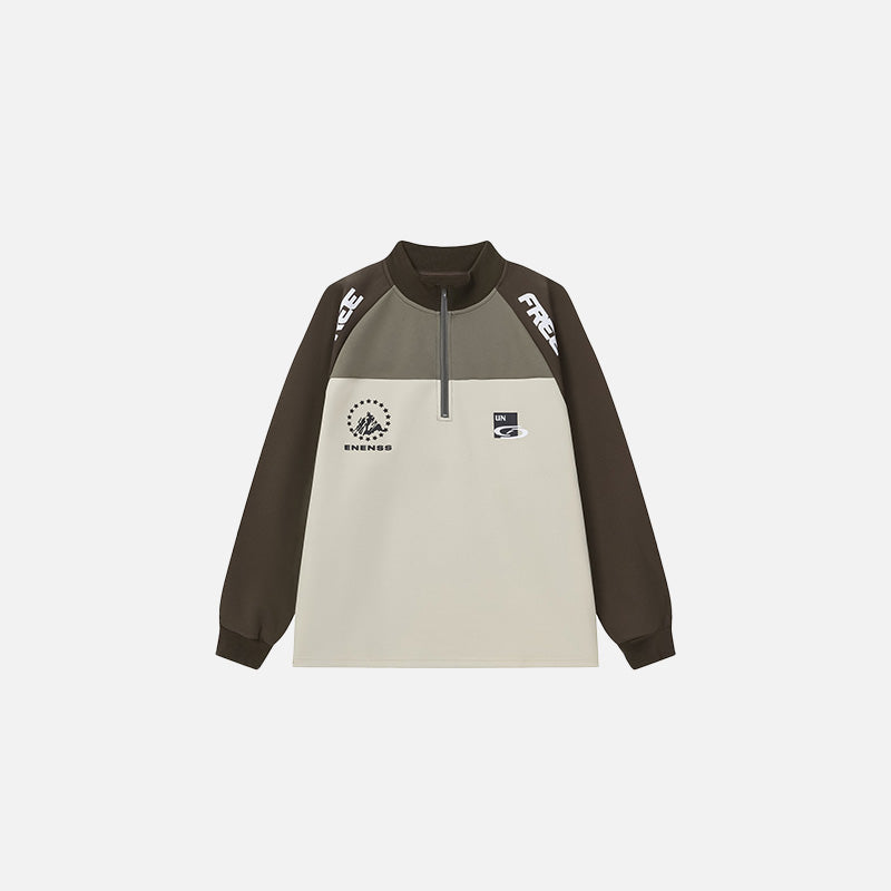 Energy Tech Sweatshirt mit halbem Reißverschluss