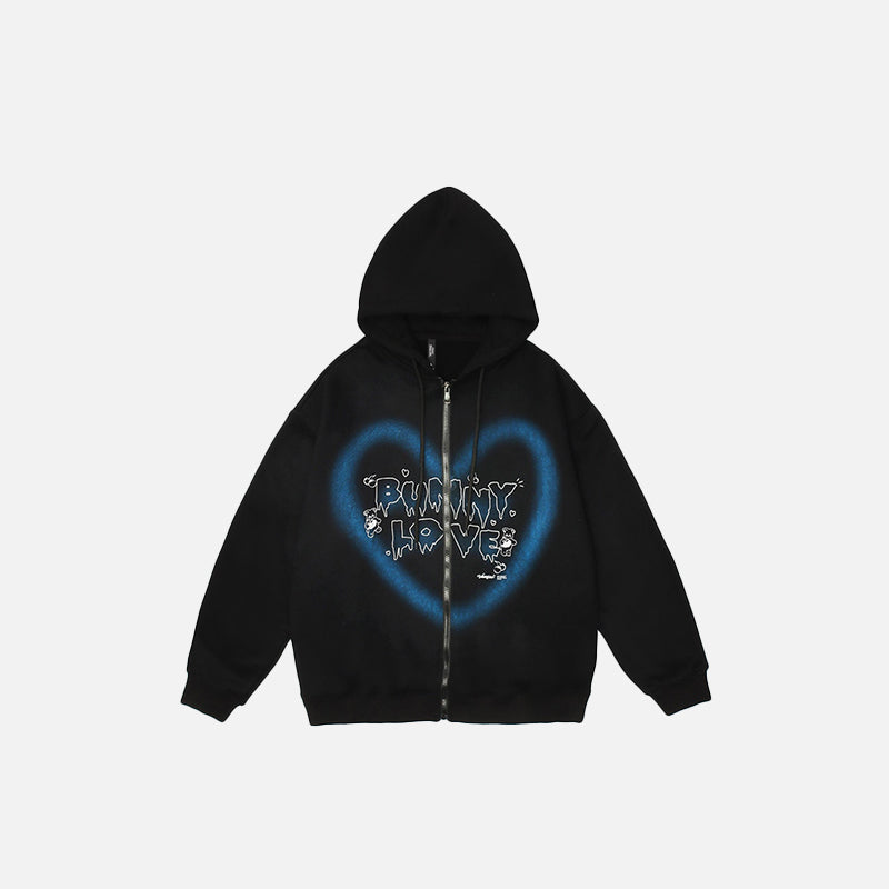 Sweat à capuche Bunny Love