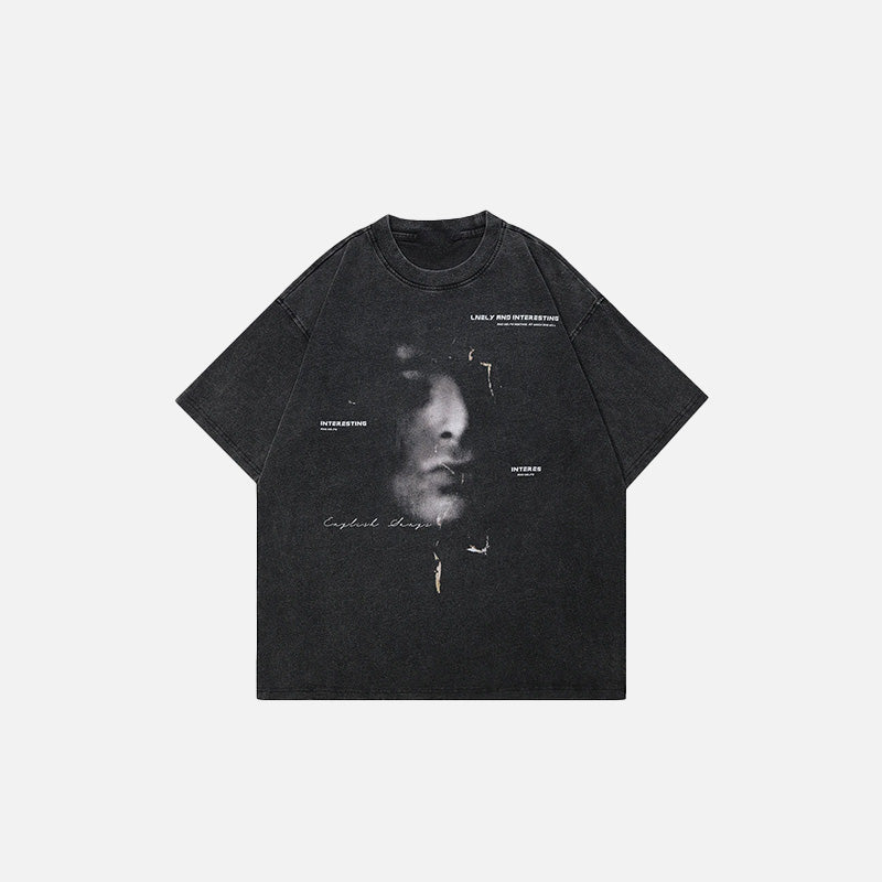 Mystic Gaze Washed T-Shirt