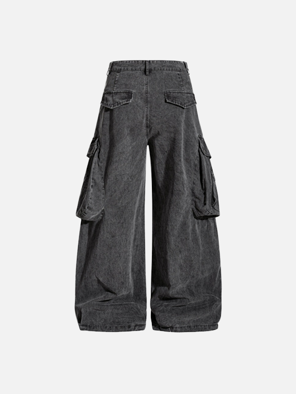 Heavy Industry Punk Wide Leg Cargo Pants