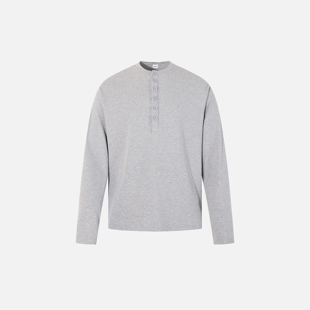 Streetwear Stylish Button-Up Long Sleeve T-Shirt