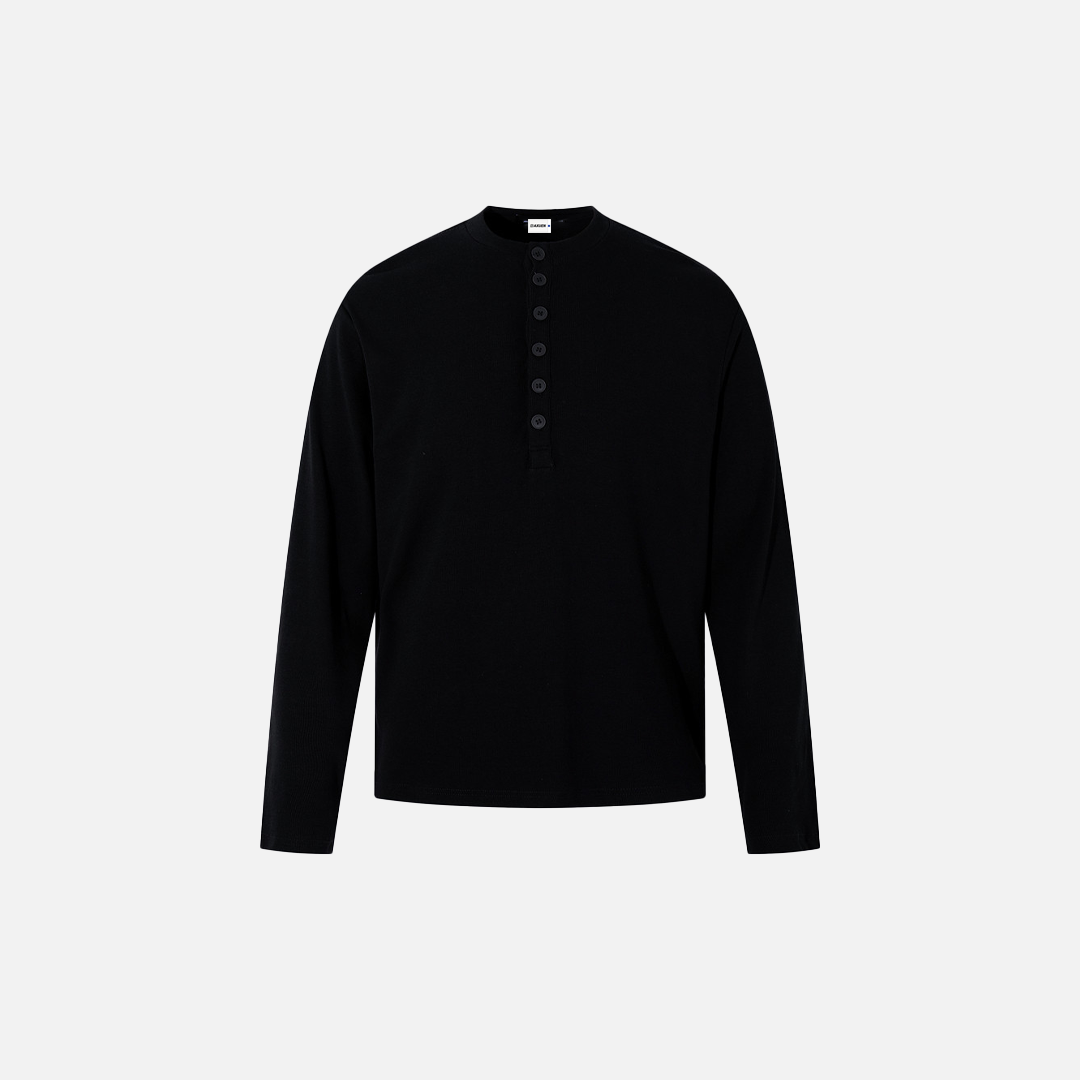 Streetwear Stylish Button-Up Long Sleeve T-Shirt