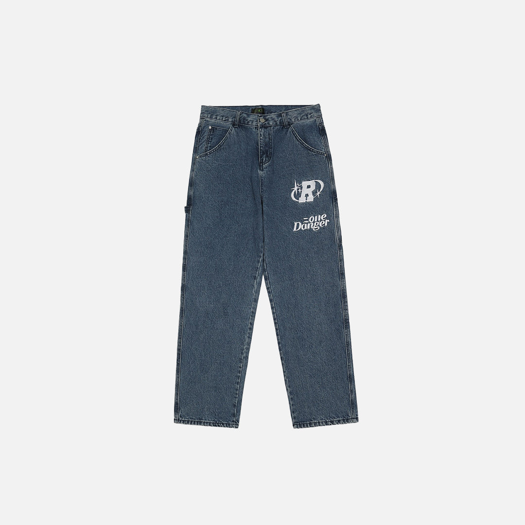Bestickte Jeans