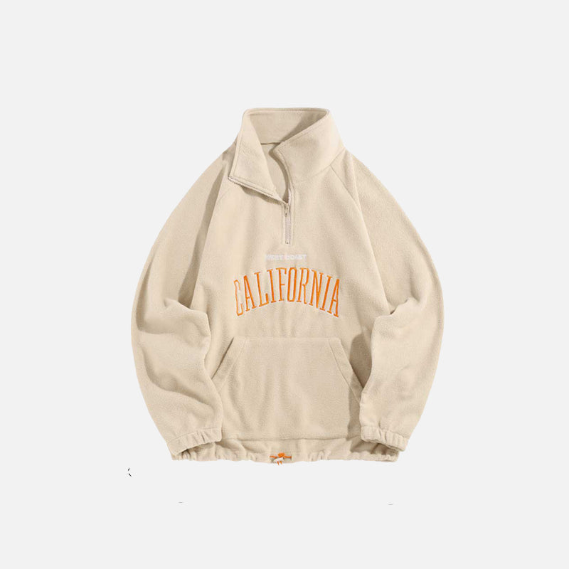 Sweat-shirt polaire vintage de Californie