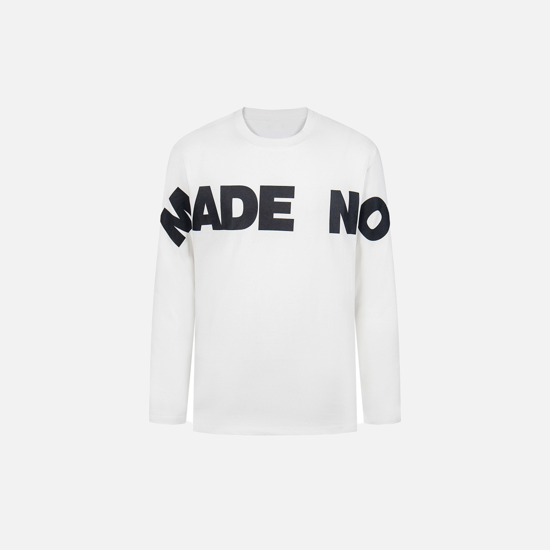 Cooles Langarm-T-Shirt mit auffälligem Buchstabenprint