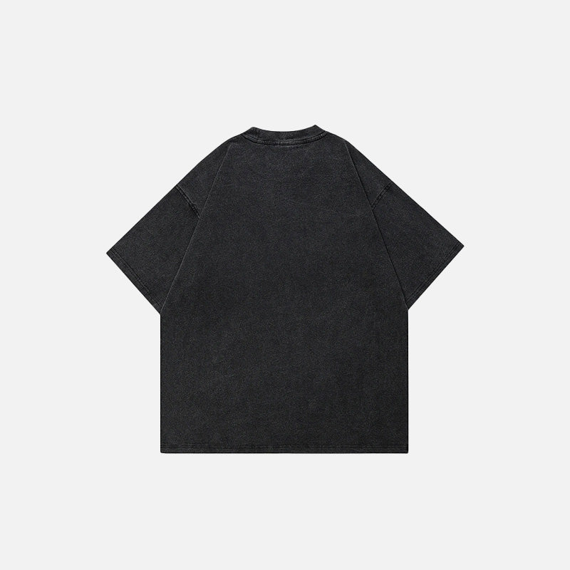 Retro Panther Washed Graphic T-shirt