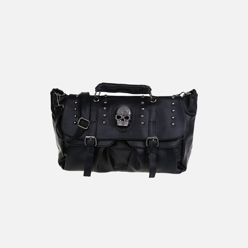 Rivet Skull Gothic Sac à bandoulière ... en forme de crâne gothique