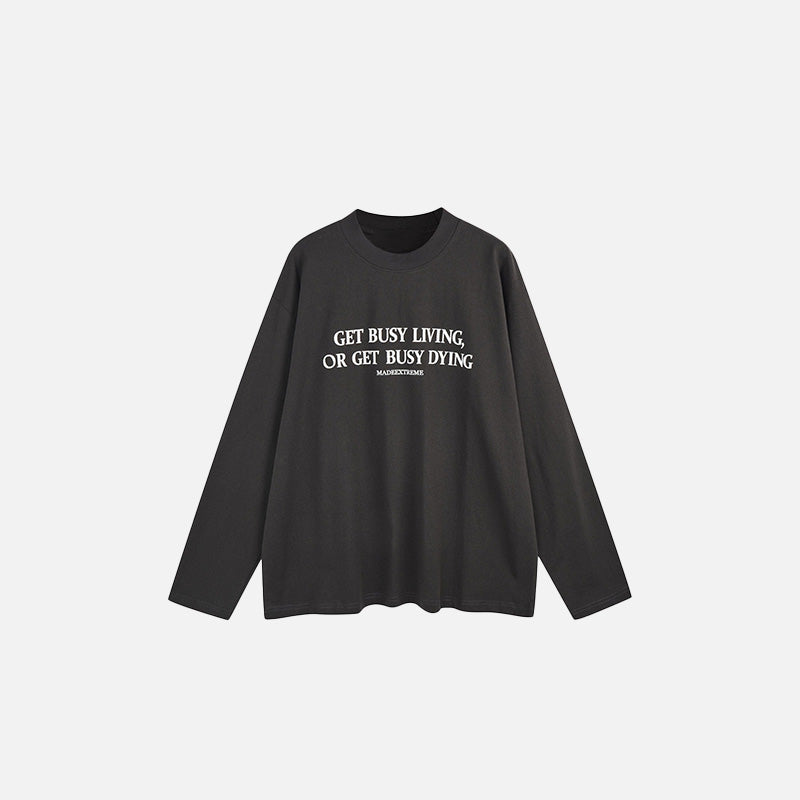 Motivierendes Langarm-T-Shirt
