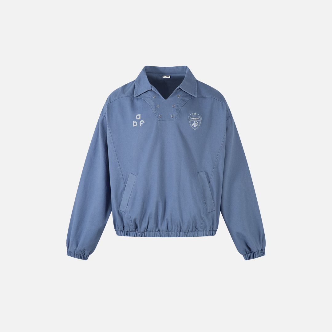 Figurschmeichelndes Hip-Hop-Sweatshirt mit hohem Kragen