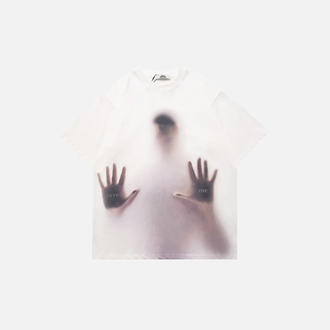 Lightweight Save Me Graphic Summer T-Shirt