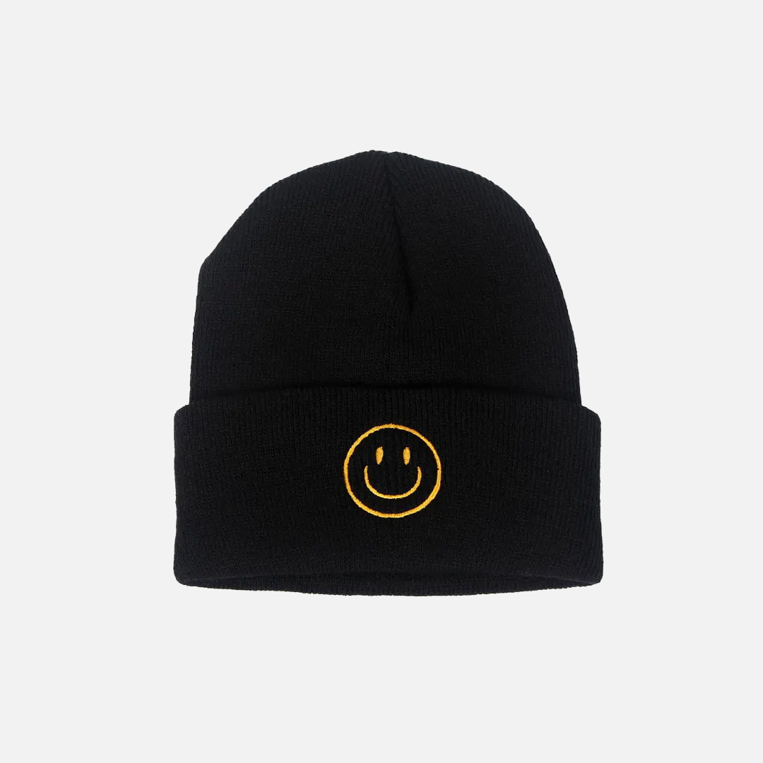 Casquette brodée GONTHWID avec visage souriant