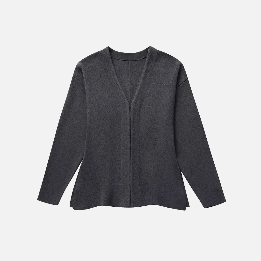 Vintage-Strickjacke mit V-Ausschnitt