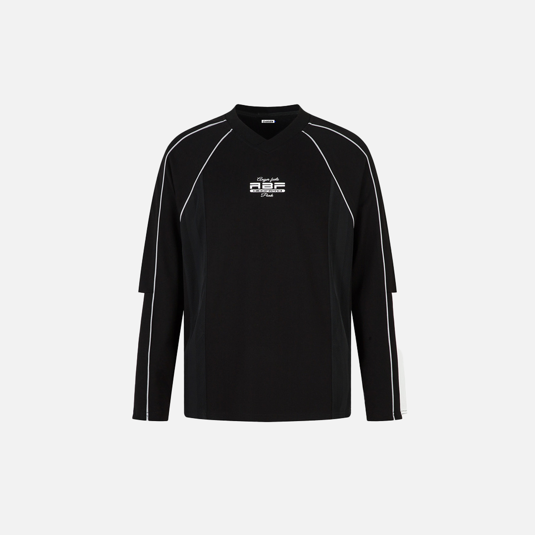Stylish Quick Dry Breathable V-Neck Long Sleeve T-Shirt