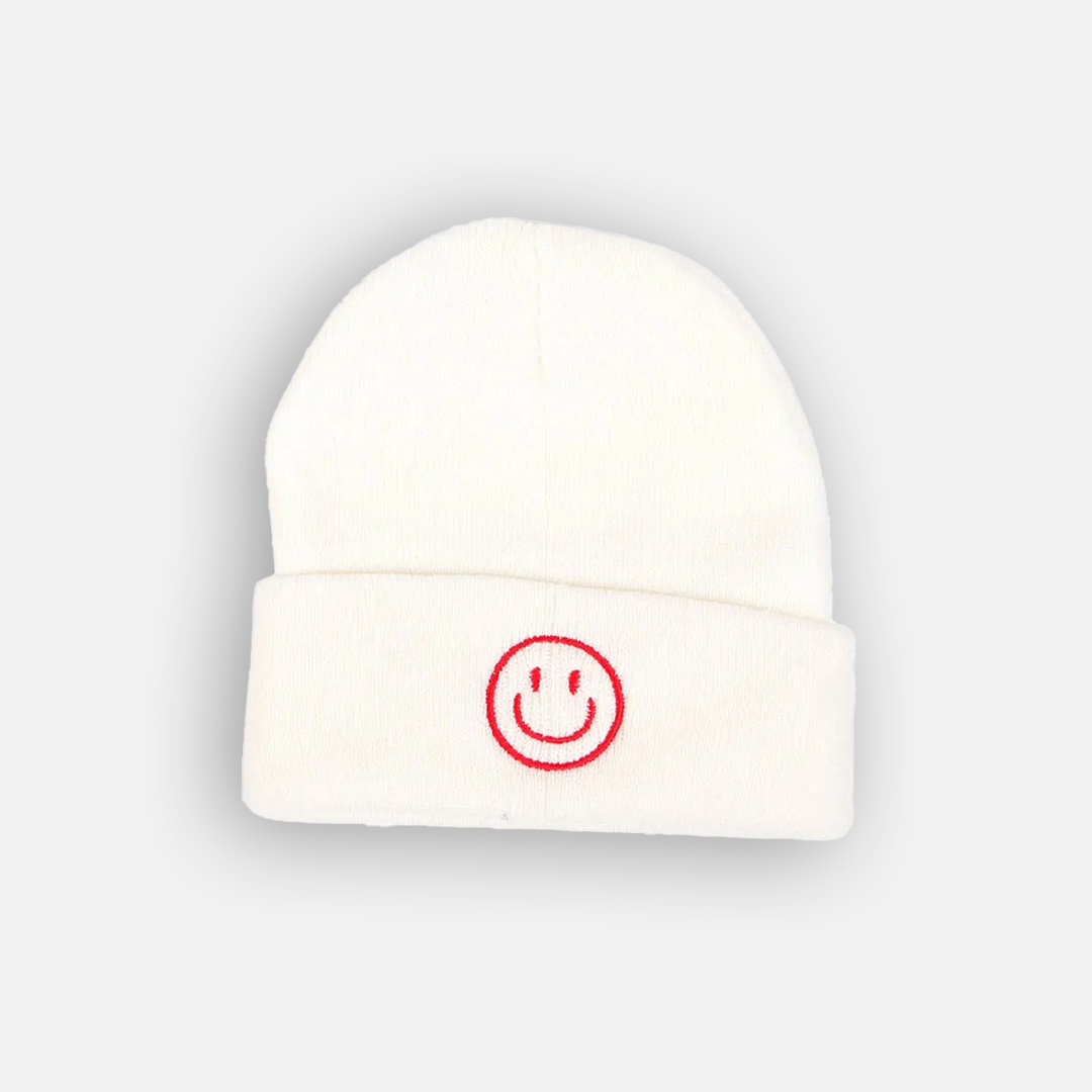 Casquette brodée GONTHWID avec visage souriant