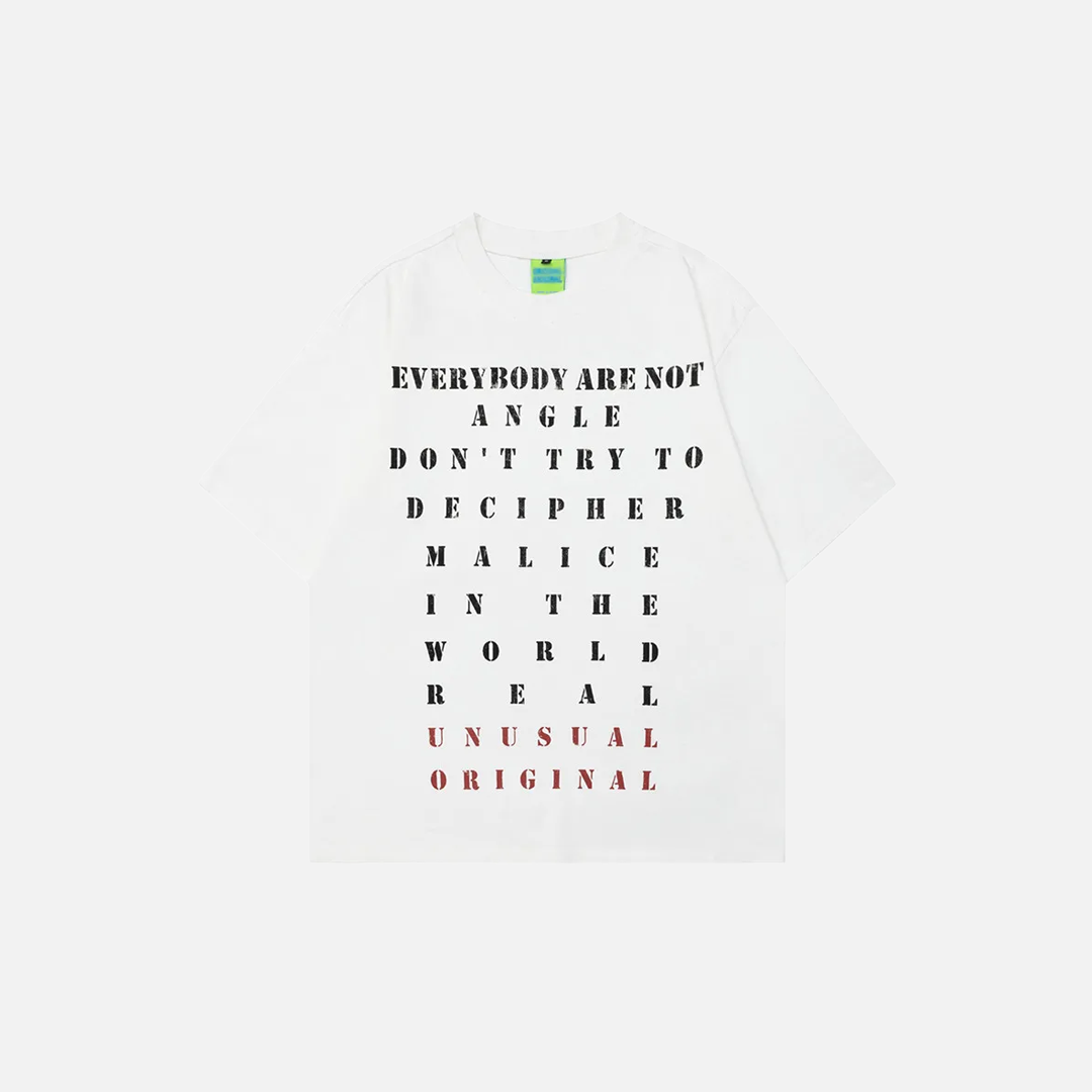 Gemütliches Kurzarm-T-Shirt aus Baumwolle mit Vintage-Print