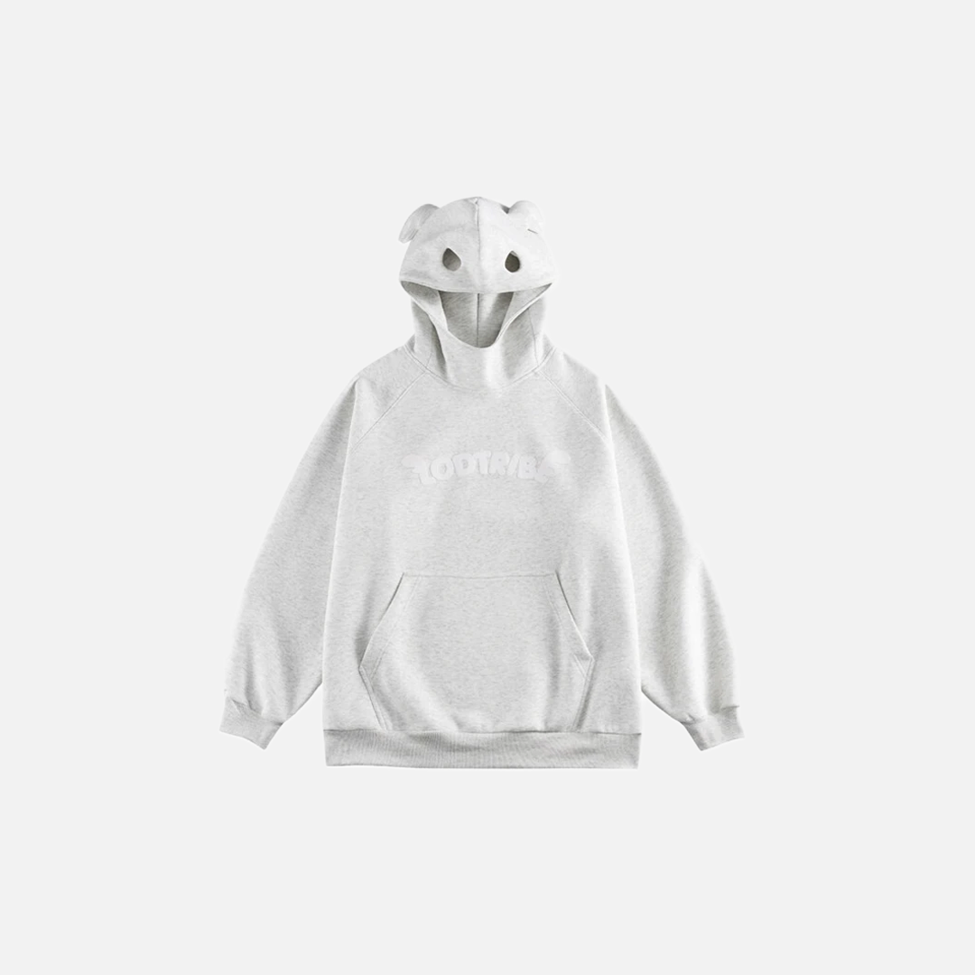 Streetwear Spring Oversized Fleece Casual Hoodie