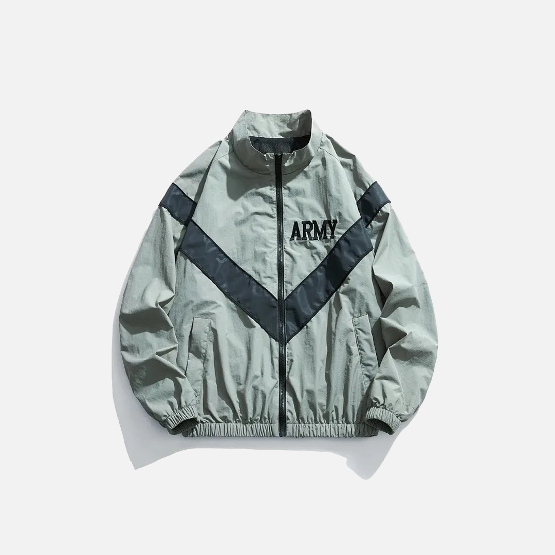Veste bomber coupe-vent réfléchissante style safari