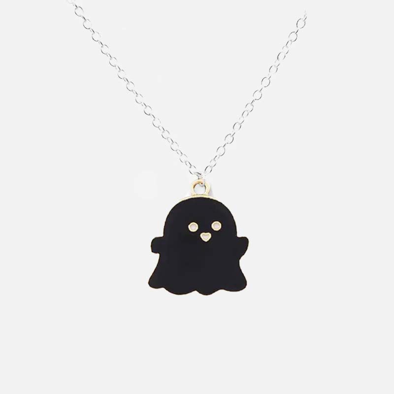 かわいいお化けのペンダントネックレス