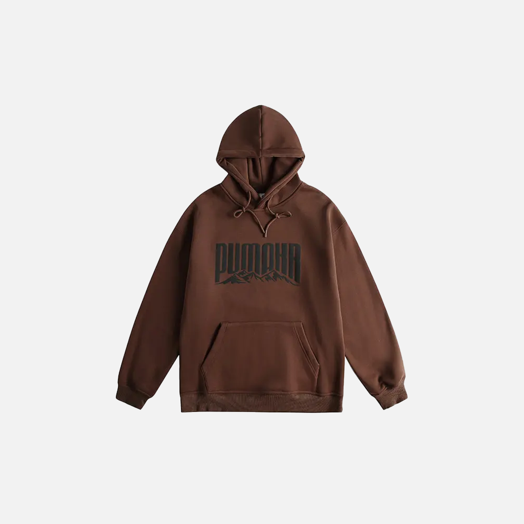 Sweat à capuche en polaire épaisse tendance américaine